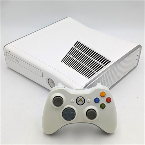 XBOX 360 S - White - Console - 320GB - SNR 173611223943 (B Grade) (Used)